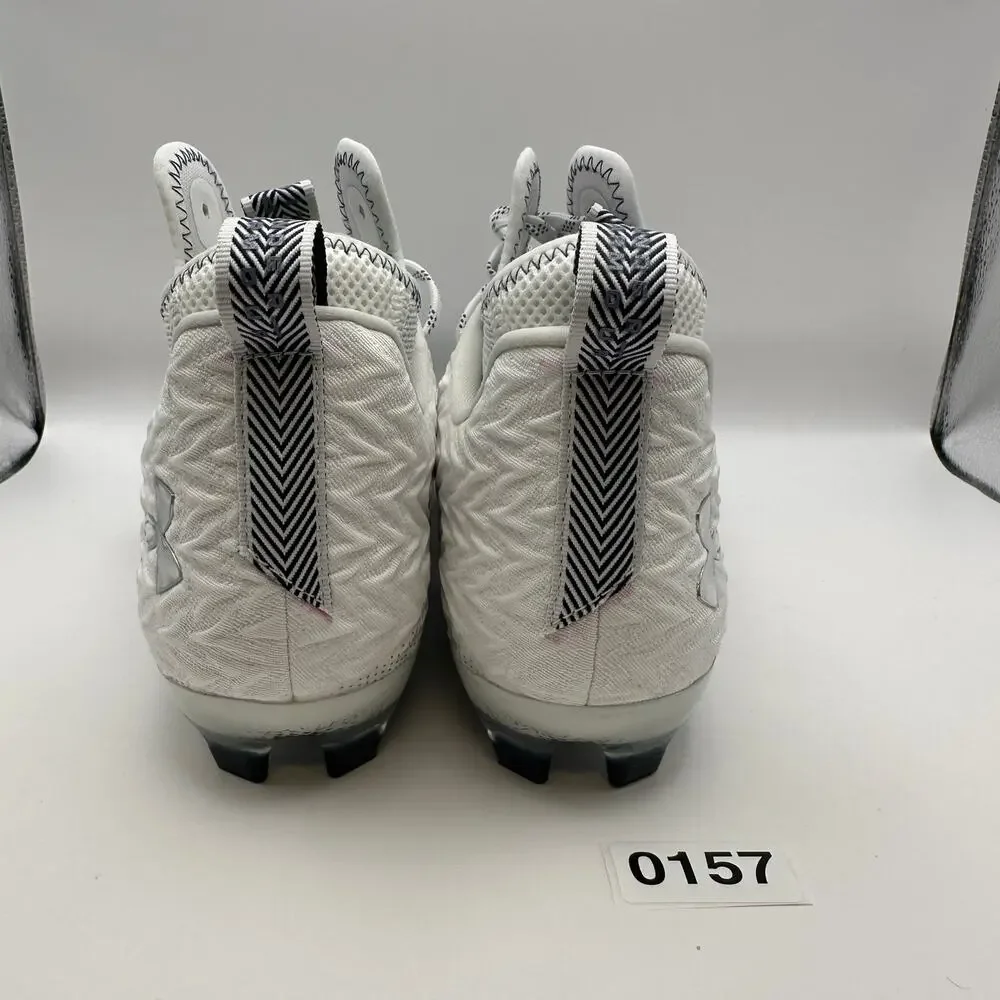 UNDER ARMOUR Men's 12.5 Spotlight Clone 3.0 MC Football Cleats White/Navy